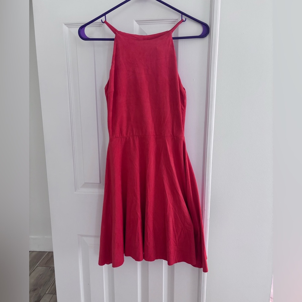 Red Sleeveless Dress